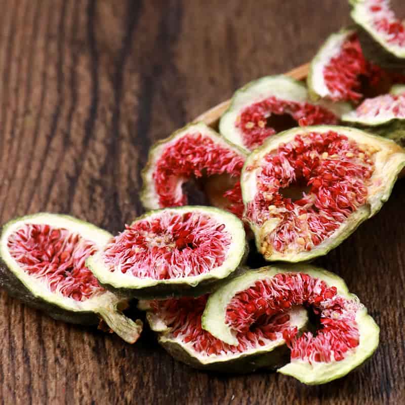 تصویر 3 از انجیر خشک اسلایس شده با برش های یکنواخت و طعم طبیعی